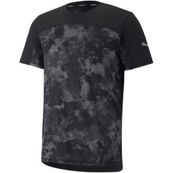 PUMA RUN All-Over-Print Graphic kurzarm Laufshirt Herren...