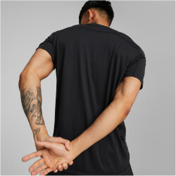 PUMA RUN All-Over-Print Graphic kurzarm Laufshirt Herren...