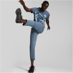 PUMA RUN All-Over-Print Graphic kurzarm Laufshirt Herren...