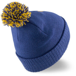 PUMA Small World Pom Beanie Kinder blazing blue