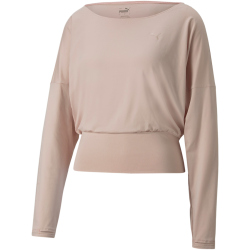PUMA Studio Yogini Lite langarm Trainingsshirt Damen rose...