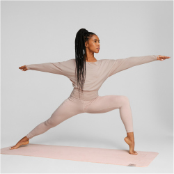 PUMA Studio Yogini Lite langarm Trainingsshirt Damen rose quartz XS