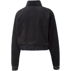 PUMA Deco Glam Velour Full-Zip Training-Sweatshirt Damen puma black M