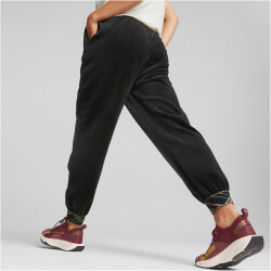 PUMA Deco Glam Velour Trainingshose Damen PUMA black S