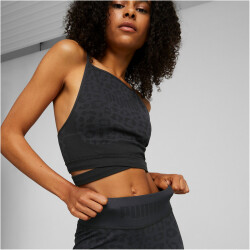 PUMA Formknit Seamless High-Waist 7/8 Training Leggings Damen puma black/leopard print S