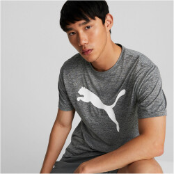 PUMA Train Favorite Heather Cat Trainingsshirt Herren PUMA black heather S