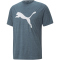 PUMA Train Favorite Heather Cat Trainingsshirt Herren evening sky heather S