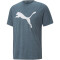 PUMA Train Favorite Heather Cat Trainingsshirt Herren evening sky heather 3XL