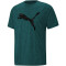 PUMA Train Favorite Heather Cat Trainingsshirt Herren varsity green heather/aop cat S