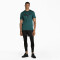PUMA Train Favorite Heather Cat Trainingsshirt Herren varsity green heather/aop cat S