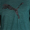 PUMA Train Favorite Heather Cat Trainingsshirt Herren varsity green heather/aop cat S