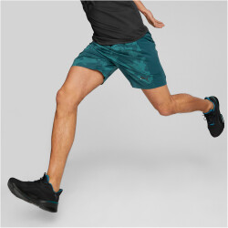 PUMA Train Off Season All-Over-Print Woven 7" Trainingsshorts Herren varsity green L