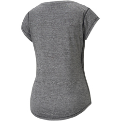 PUMA Train Favorite Heather Cat Trainingsshirt Damen PUMA black heather/filled cat L