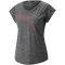 PUMA Train Favorite Heather Cat Trainingsshirt Damen PUMA black heather/filled cat L