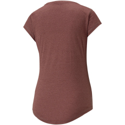 PUMA Train Favorite Heather Cat Trainingsshirt Damen dusty plum heather/aop cat XS
