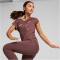 PUMA Train Favorite Heather Cat Trainingsshirt Damen dusty plum heather/aop cat XS
