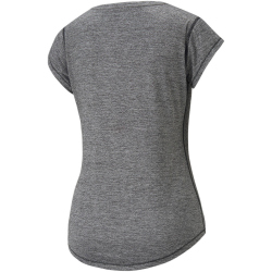 PUMA Train Favorite Heather Cat Trainingsshirt Damen PUMA black heather/aop cat q4 L