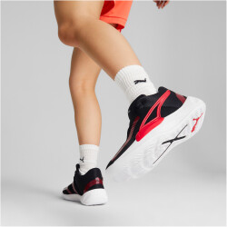 PUMA Rise Nitro Basketballschuhe puma black/high risk red 44