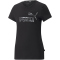 PUMA Ess+ Metallic Animal Logo T-Shirt Damen
