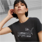 PUMA Ess+ Metallic Animal Logo T-Shirt Damen