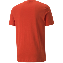 PUMA Ess+ Metallic Big Logo T-Shirt Herren