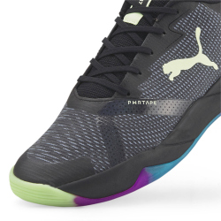 PUMA Accelerate Turbo Nitro II Handballschuhe puma black/fizzy light/ocean dive/festival fuchsia 44