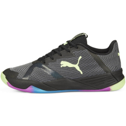 PUMA Accelerate Turbo Nitro II Handballschuhe puma black/fizzy light/ocean dive/festival fuchsia 44