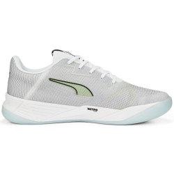 PUMA Accelerate Turbo Nitro II Handballschuhe PUMA white/PUMA black/fizzy light/nitro blue 40