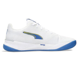 PUMA Accelerate Turbo Nitro II Handballschuhe puma white/lake blue/tangerine/pristine 40.5