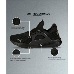 PUMA Softride Enzo Evo Lauschuhe PUMA black-castlerock 38.5