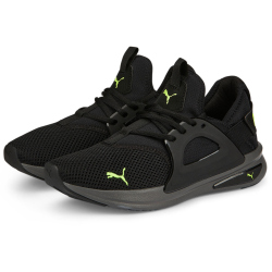 PUMA Softride Enzo Evo Lauschuhe PUMA black-lime squeeze...