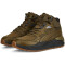 PUMA X-Ray Speed Mid-Top Winterized Sneaker mit Fleece-Futter deep olive-deep olive-ebony-puma black 42