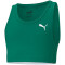PUMA Cross the Line Crop 2.0 Sport Top Mädchen power green 128