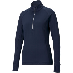 PUMA Rotation 1/4-Zip Golf Pullover Damen navy blazer S