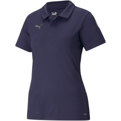 PUMA teamLIGA Sideline Poloshirt Damen peacoat-puma white M