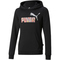 PUMA Ess+ Metallic Bloom Logo Hoodie Mädchen puma black-salmon 128