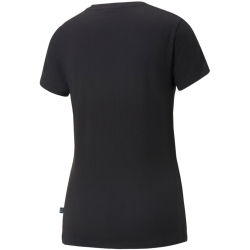 PUMA Ess+ Metallic Animal Logo T-Shirt Damen puma black M