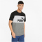 PUMA Ess+ Metallic Colorblock Tee puma black M