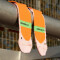 SHOESOXX Sportsocken Antirutschsocken orange 36-38