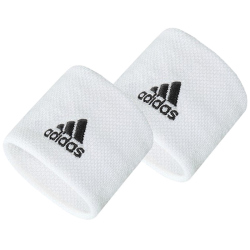 2er Pack adidas Schweißbänder weiß