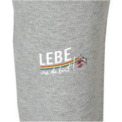 hummel 1. FC Köln Baumwoll-Jogginghose Herren grey melange XXL