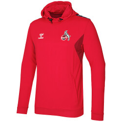 hummel 1. FC Köln Trainings-Hoodie true red S