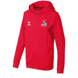 hummel 1. FC K&ouml;ln Trainings Kapuzenjacke Kinder true...