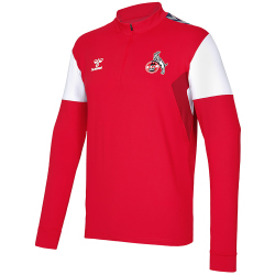 hummel 1. FC K&ouml;ln 1/2-Zip Trainings-Top true red 3XL