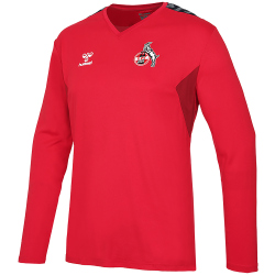 hummel 1. FC K&ouml;ln langarm Trainings-Top true red M