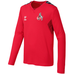 hummel 1. FC K&ouml;ln langarm Trainings-Top Kinder true...
