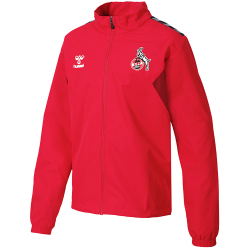 hummel 1. FC K&ouml;ln Regenjacke Kinder true red 164