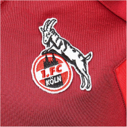 hummel 1. FC Köln Travel Zipjacke 2023/24 true red S