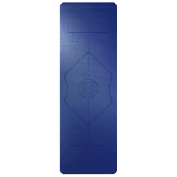 TRENDY SPORT Yogamatte Naturkautschuk 180 x 60 x 0,3 cm blau