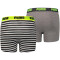 2er Pack PUMA Basic Boxershorts Printed Stripe Kinder